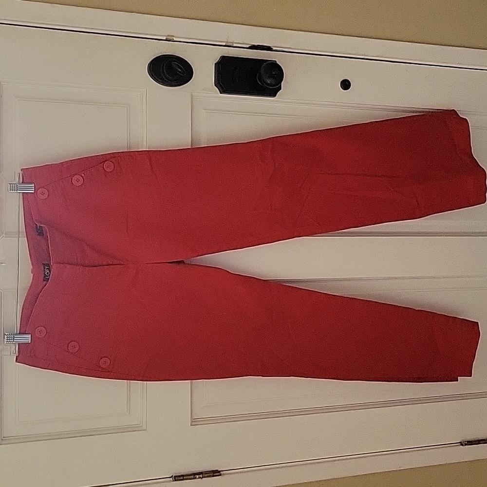Loft red Marisa Trouser, size 6. Excellent condition